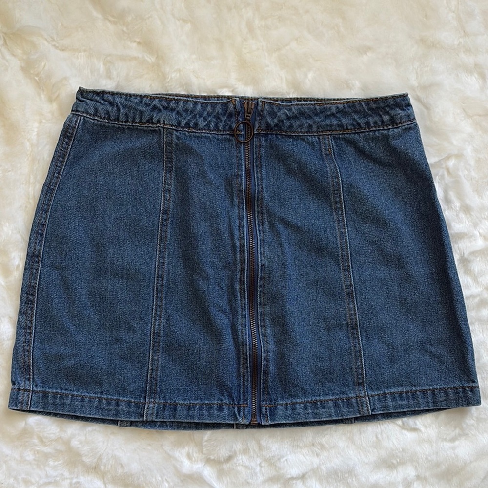 Forever 21 Blue Mini Skirt